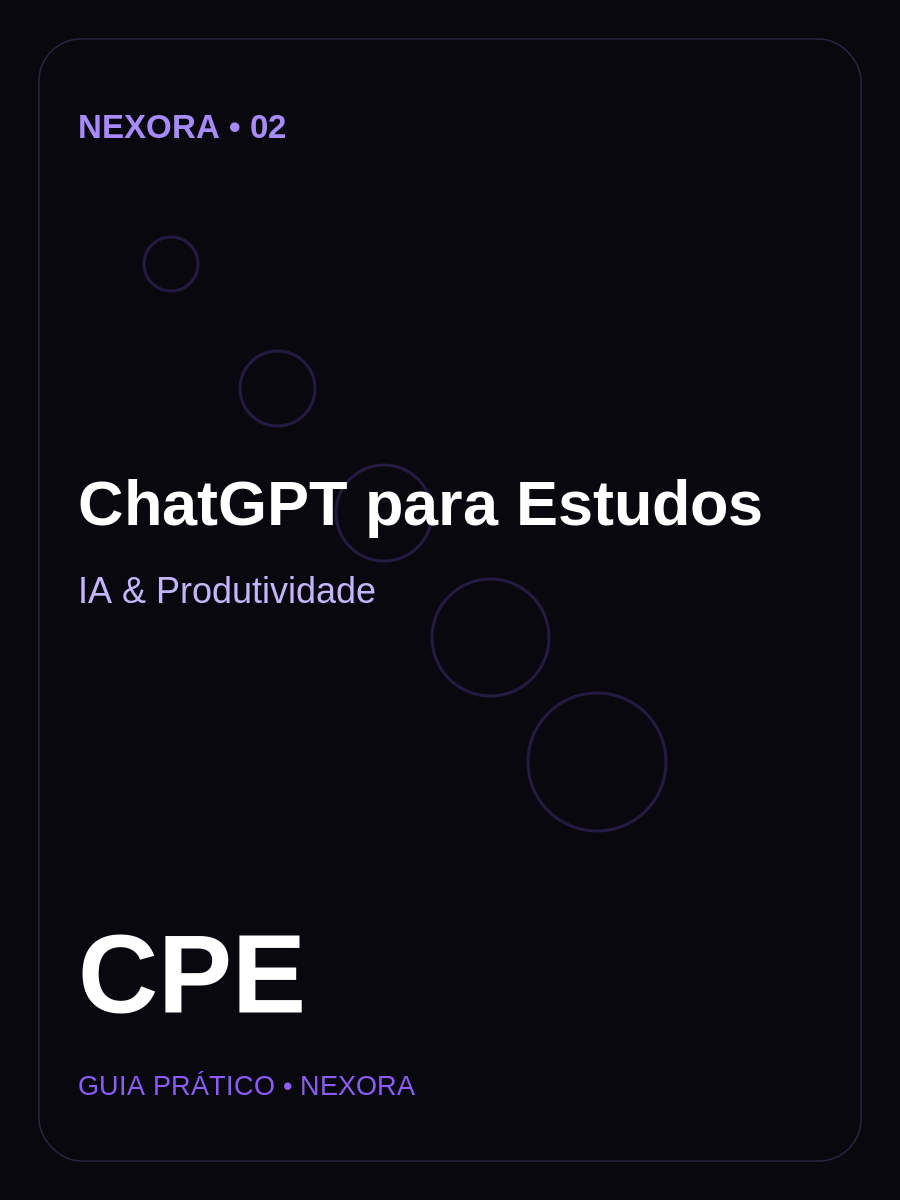 Capa ChatGPT para Estudos