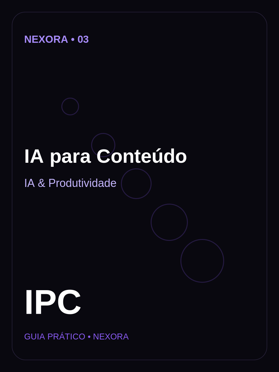 Capa IA para Conteúdo