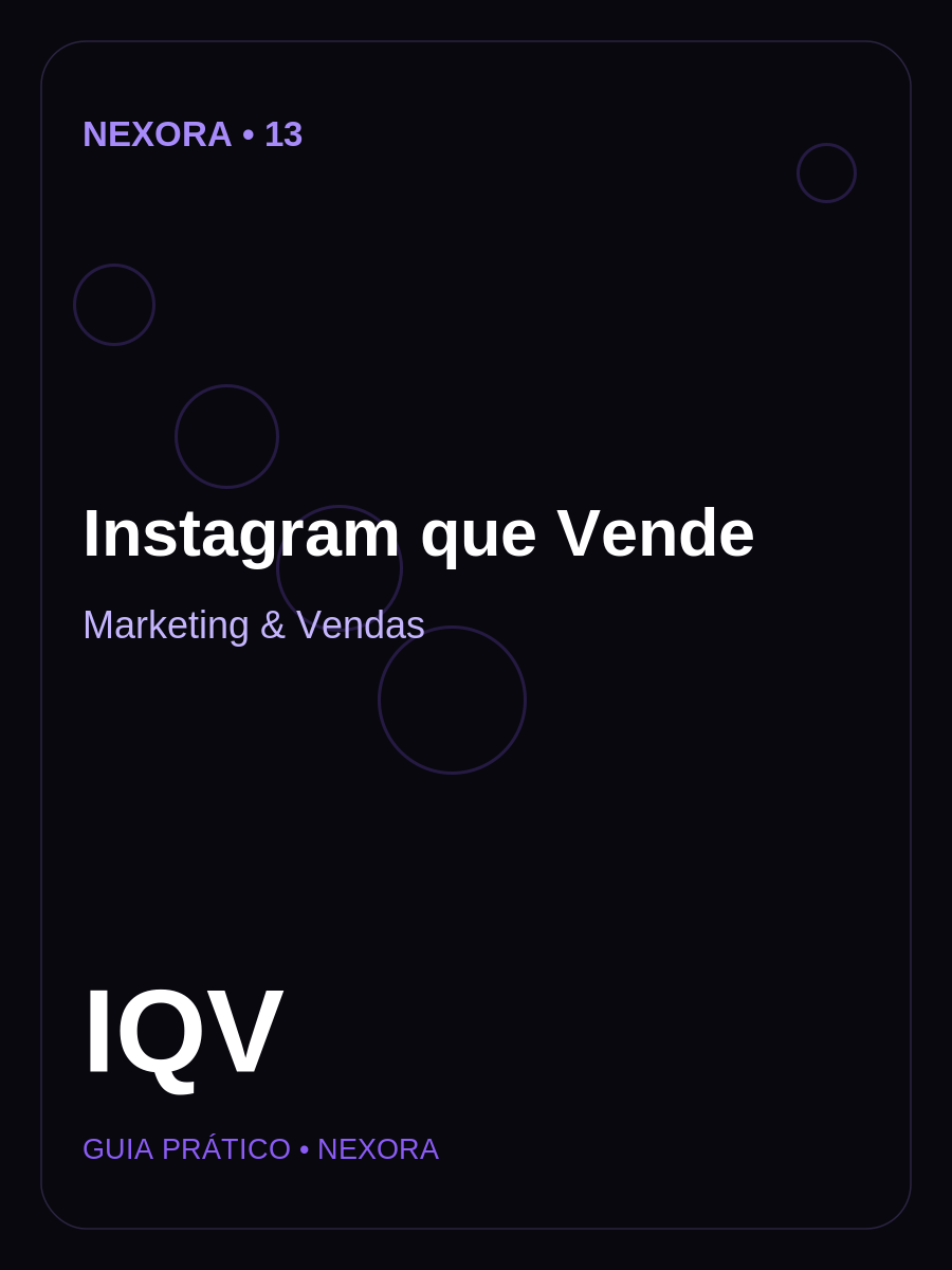 Capa Instagram que Vende