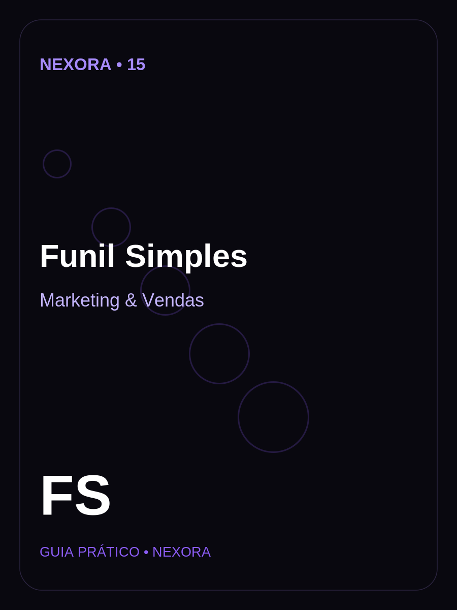 Capa Funil Simples
