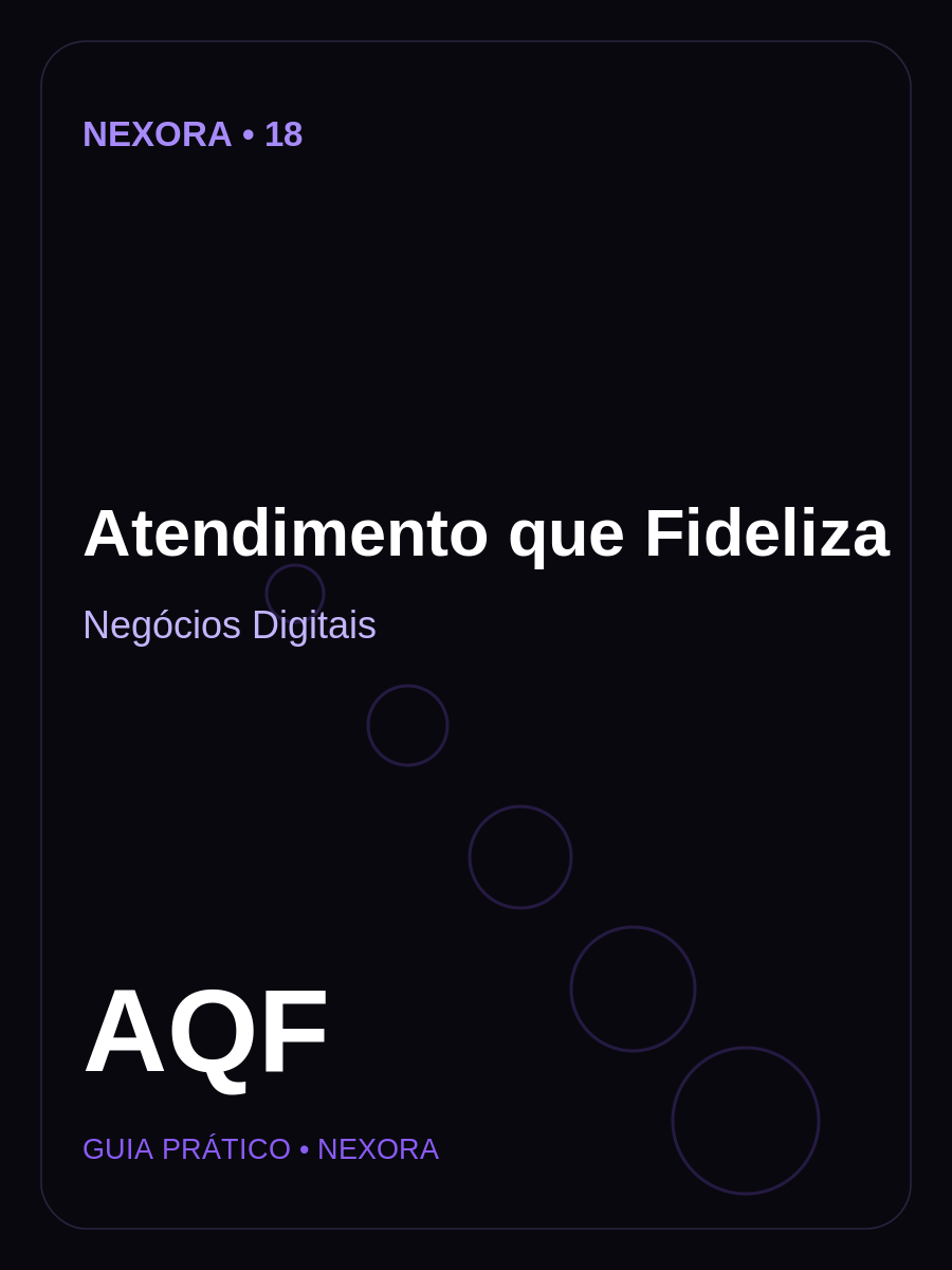 Capa Atendimento que Fideliza